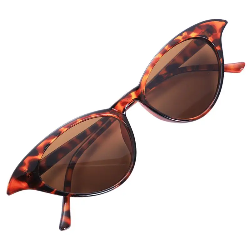 Маленькие кошачий Глаз Модные солнцезащитные очки Женские Ретро Красные