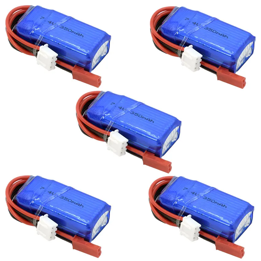 Аккумулятор 2S 7 4 В 350 мА · ч 20C LiPO JST plug для радиоуправляемой модели самолета