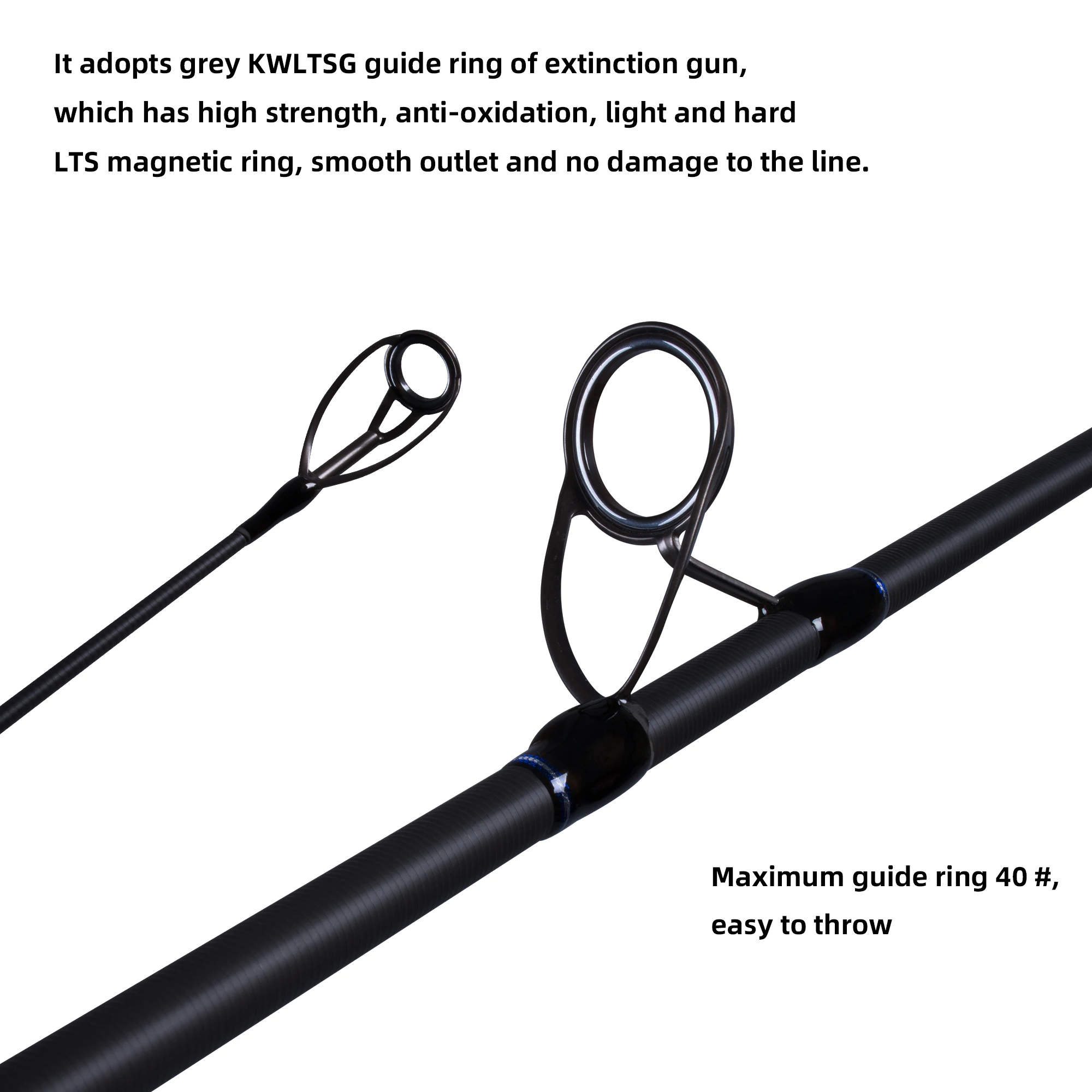 

Mifine 3.75lbs 3.9m Carp Fishing Rod T800 High Carbon Spinning Rod Hard Power 40-180g Pole Surf Throwing Shot 80-180m