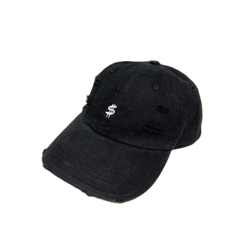 

Cowboy Hole Baseball Hat Women Spring/Summer Thin Personality Trend Shade Embroidered Cap