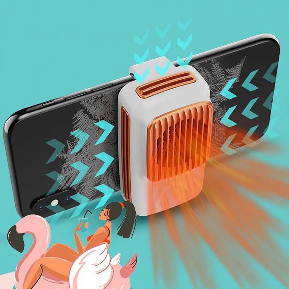 

DL03 Convenient Phone Radiator Quick Cooling High-speed Rotation Universal Semiconductor Mini Phone Cooling Holder for Gaming
