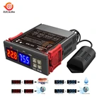 Цифровой термостат, контроллер температуры и влажности STC-3028, 12 В, 24 В, 220 В, 10 А, реле, домашний терморегулятор, гигрометр для инкубатора