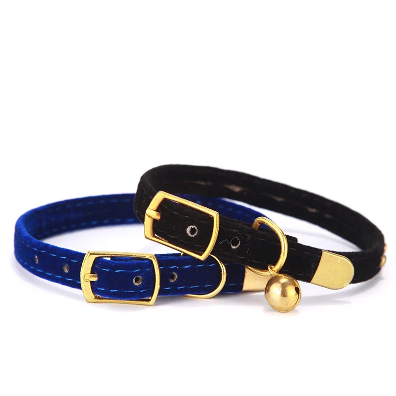 

Cat Collar With Bell Safety Cat Collars Puppy Dog Collar For Cats Small Dogs Kittens Solid Pet Collar Chihuahua Products