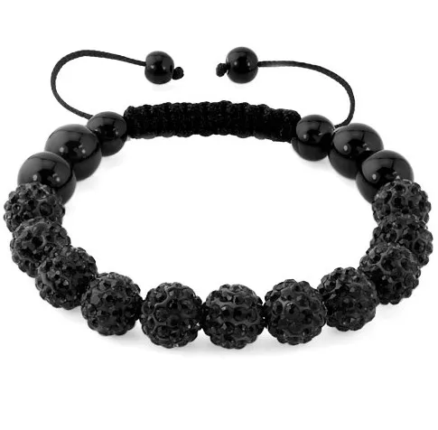 Мода Бесплатная доставка 10 мм белый многоцветный черный смешанный цветной микро проложить бусины для