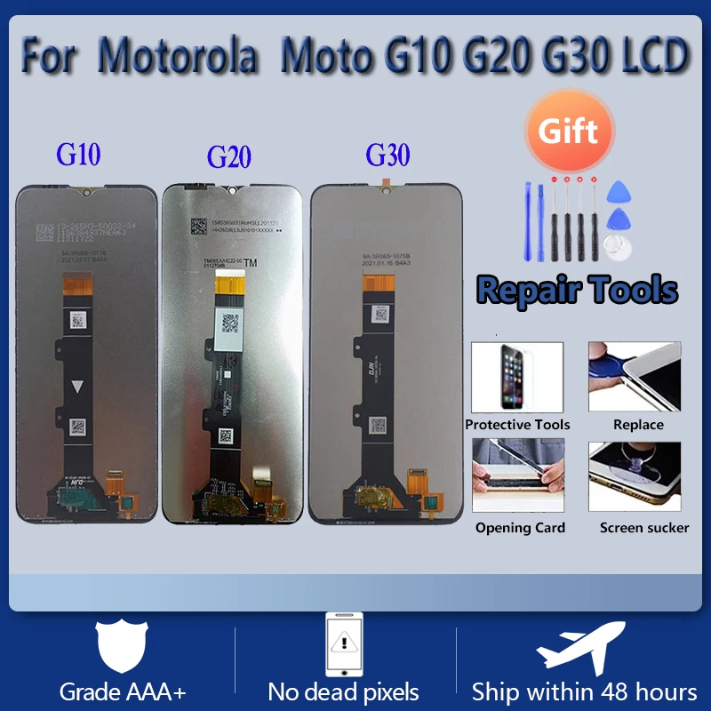 

Оригинальный ЖК-дисплей для Motorola Moto G10, дисплей Moto G20 XT2821, сенсорный экран, дигитайзер в сборе, запасной дисплей для Moto G30, ЖК-дисплей