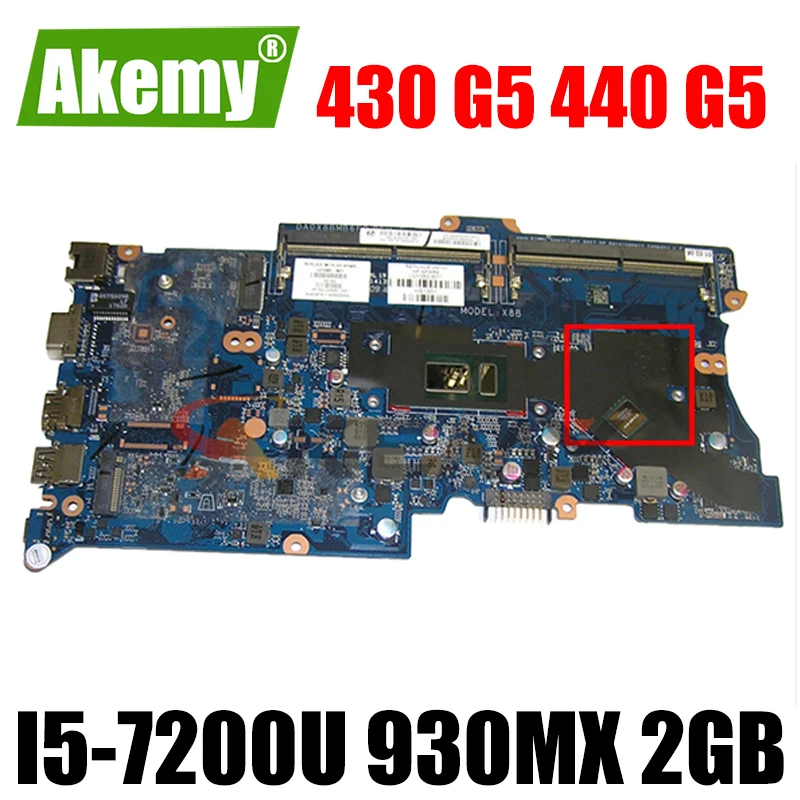 

L06798-001 для HP ProBook 430 G5 440 G5 материнская плата портативного компьютера с i5-7200u 930MX 2 Гб GPU DA0X8BMB6F0 DDR4 мб 100% тестирование Быстрая доставка