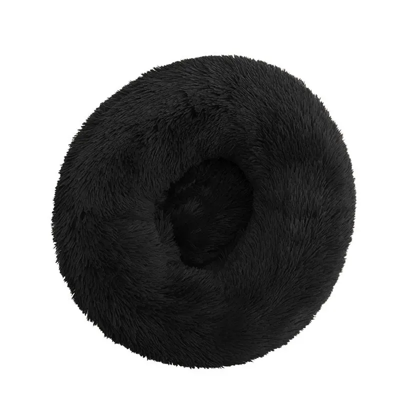 

Soft Cat Litter Super Comfortable Cute Round Cushion Fashion Dog Bed Solid Color Warm Pad Pet Supplies Long Hair Dog Litter