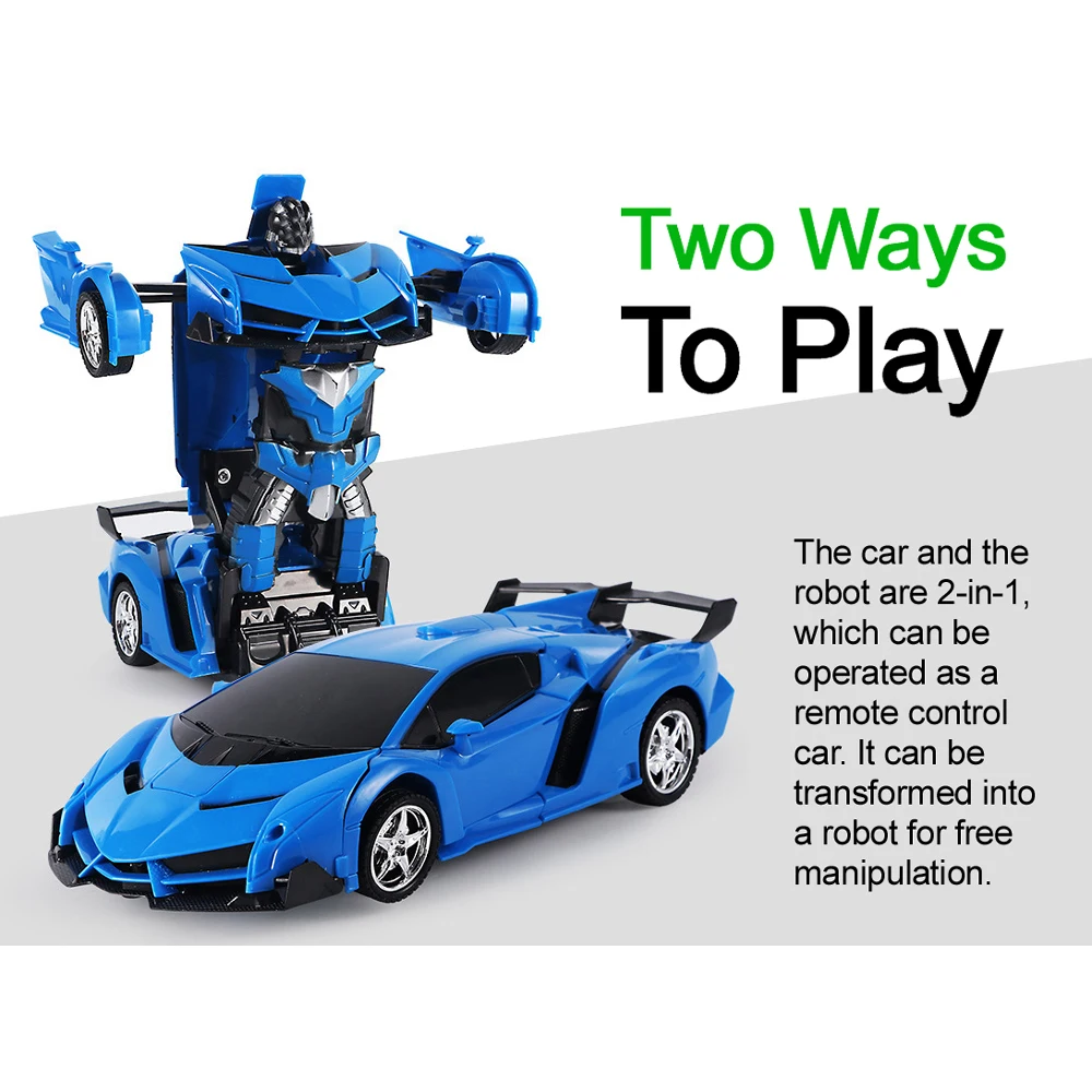 3 Styles RC Deformation Car Transformation Robots Sports Vehicle Model Mechani Toys Remote Cool Kids Toys Gifts For Boys enlarge