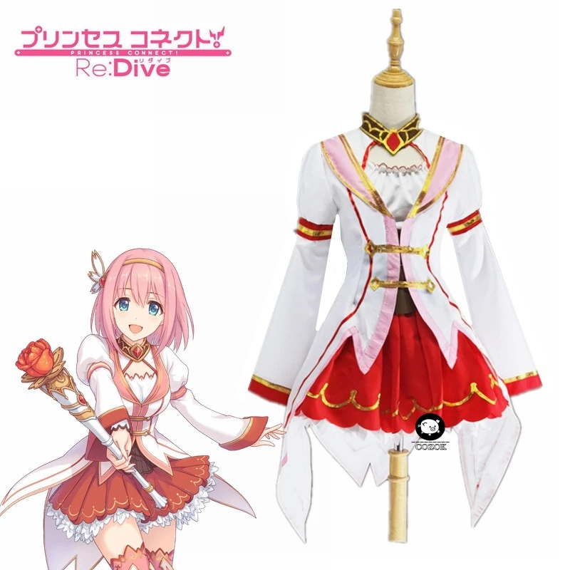 

New Game Princess Connect! Re:Dive Kusano Yui Dress Cosplay Costume Outfit Halloween Costumes for Women Girls Fancy Party Dress