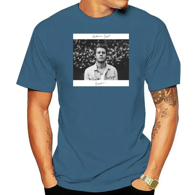 

NEW ANDERSON EAST T SHIRT encore vinyl cd cover tee SMALL MEDIUM LARGE or XL Mens T Shirt Summer O Neck 100% Cotton Men Short
