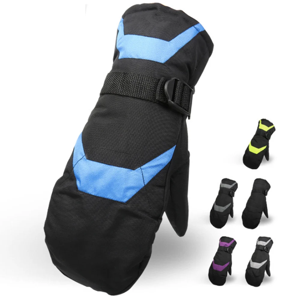 Мужские лыжные перчатки для сноуборда водонепроницаемые теплые верховой езды