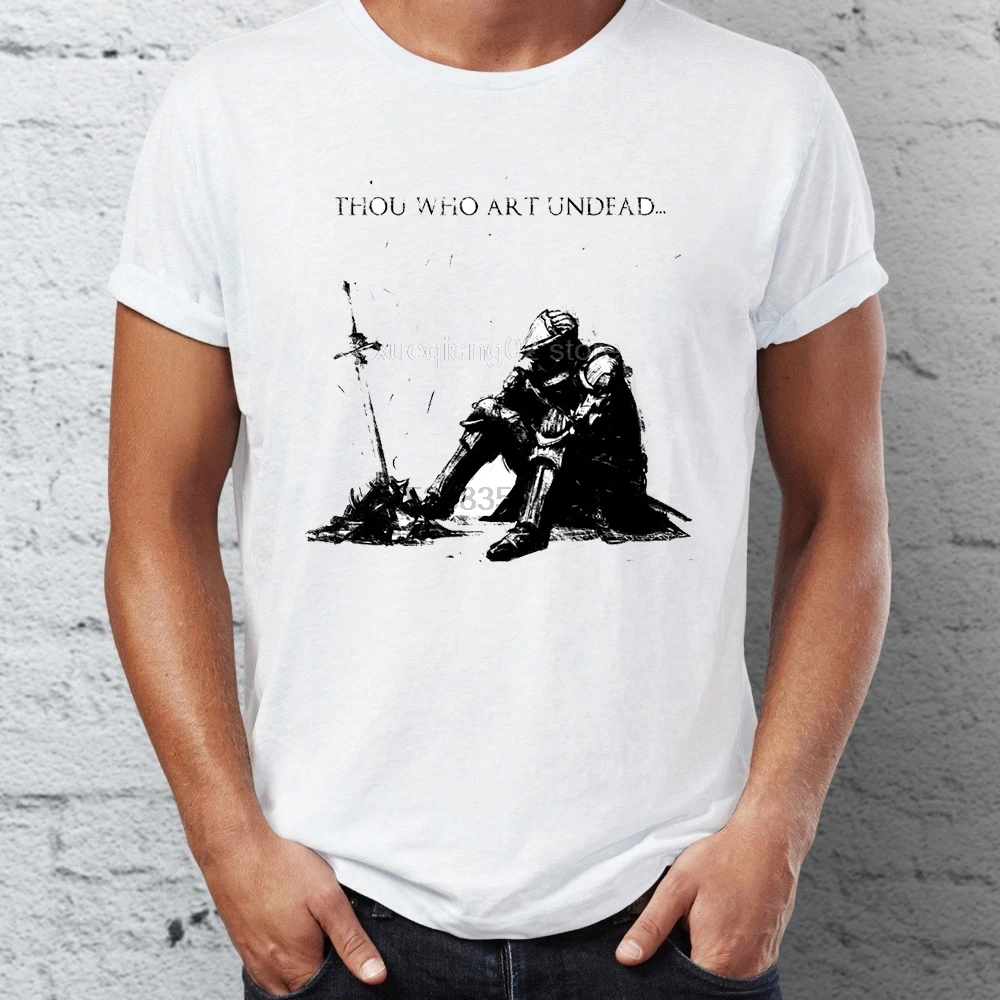 

T Shirt uomo Dark Souls Falo Tu Che sei Undead Artsy Gaming Tee