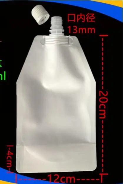 Полиэтиленовый пакет Doypack упаковка для хранения жидкости фруктового сока молока