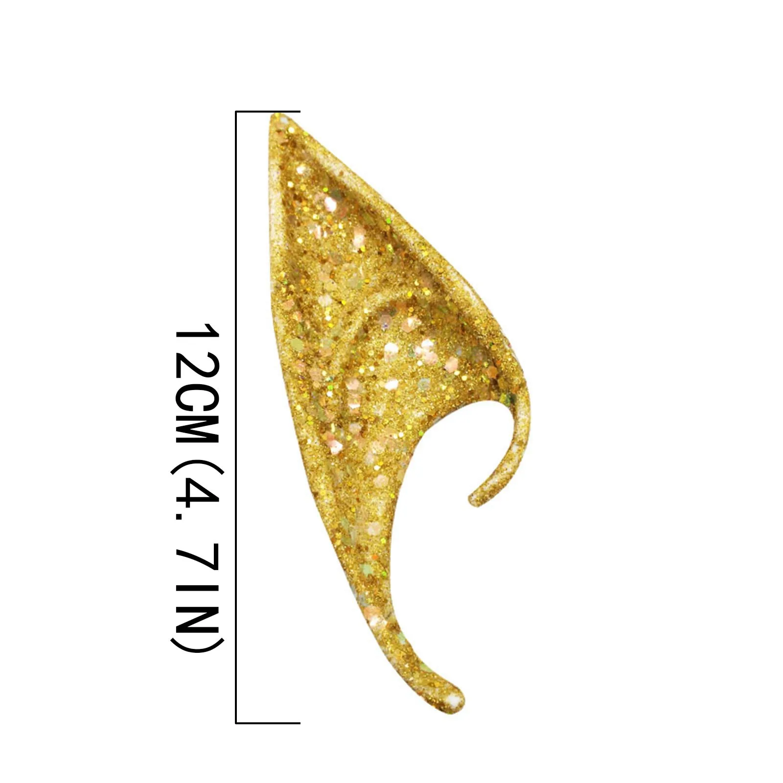 

1 Pair Of Halloween Dress Up Latex Pointed Ears Funny Tricky Party Toys (12CM) Anime Fairy Angel Dress Up Cosplay Mask Halloween