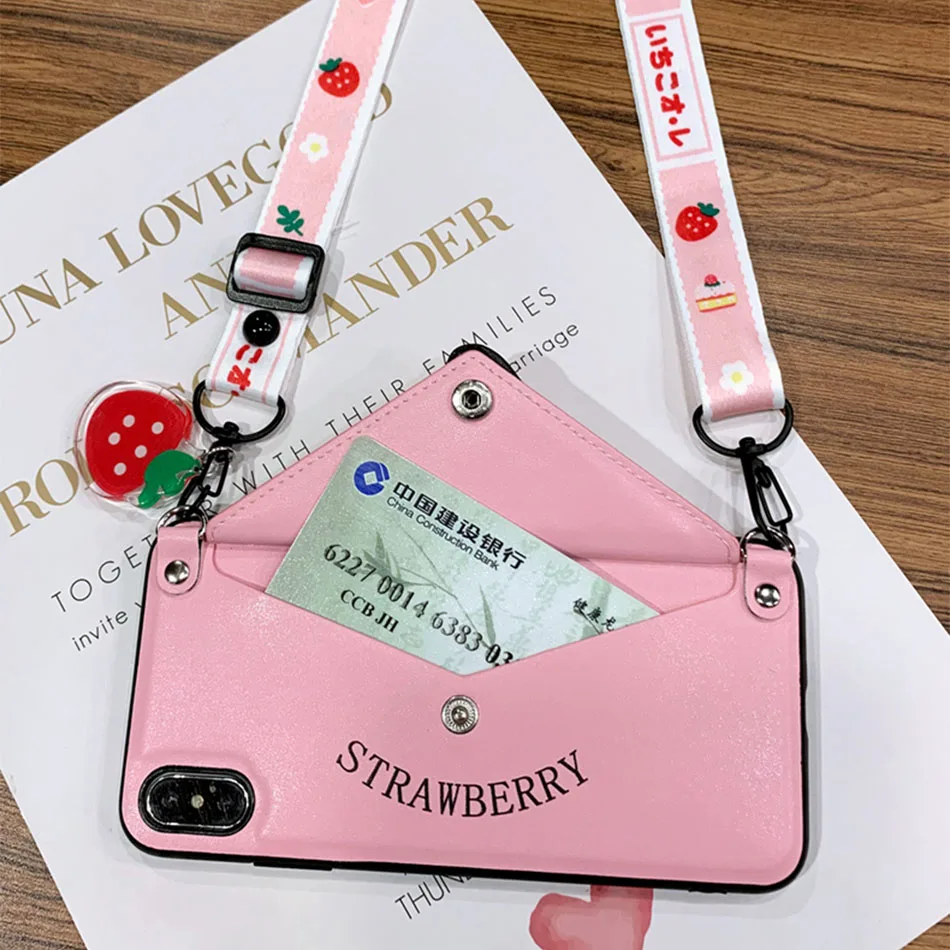 Кожаный чехол с откидной крышкой и подставкой для iPhone 5 SE 6S 8 Plus X XS XR MAX Модный