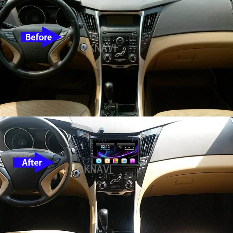 car radio for hyundai sonata i40 i45 2010 2015 android 10 0 gps navigation 2 0l 2 4l bt wifi audio ips touch screen car stereo free global shipping