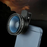 2 in 1 lens 0 45x wide angle and macro len professional hd phone camera lens for iphone samsung universal