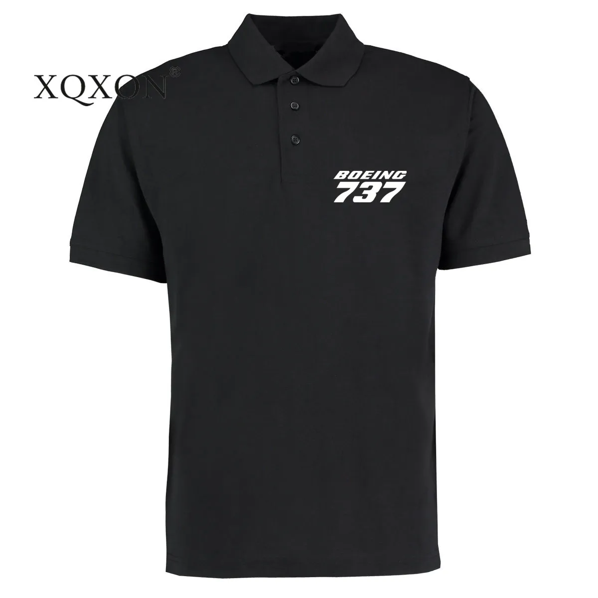 

New-2022 New Man Polo Shirts High-quality Boeing 737 Print Summer Cotton Polo Shirt Men S-3XL P6
