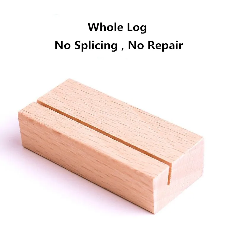 Деревянный держатель для карт настольная подставка номера визитки меню фото |