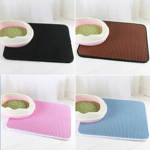 Double-Layer Cat Litter Mat Sand and Waterproof Cat Mat General Pet Mat For Cats and Dogs Cat Supplies Cat Rug
