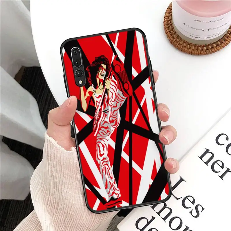 

Eddie Van Halen Graphic Guitar Phone Case For Huawei honor10Lite 9lite 8A 8X 9X pro Nova3E 3I NOVA2 3 nova2lite p30lite Y62019