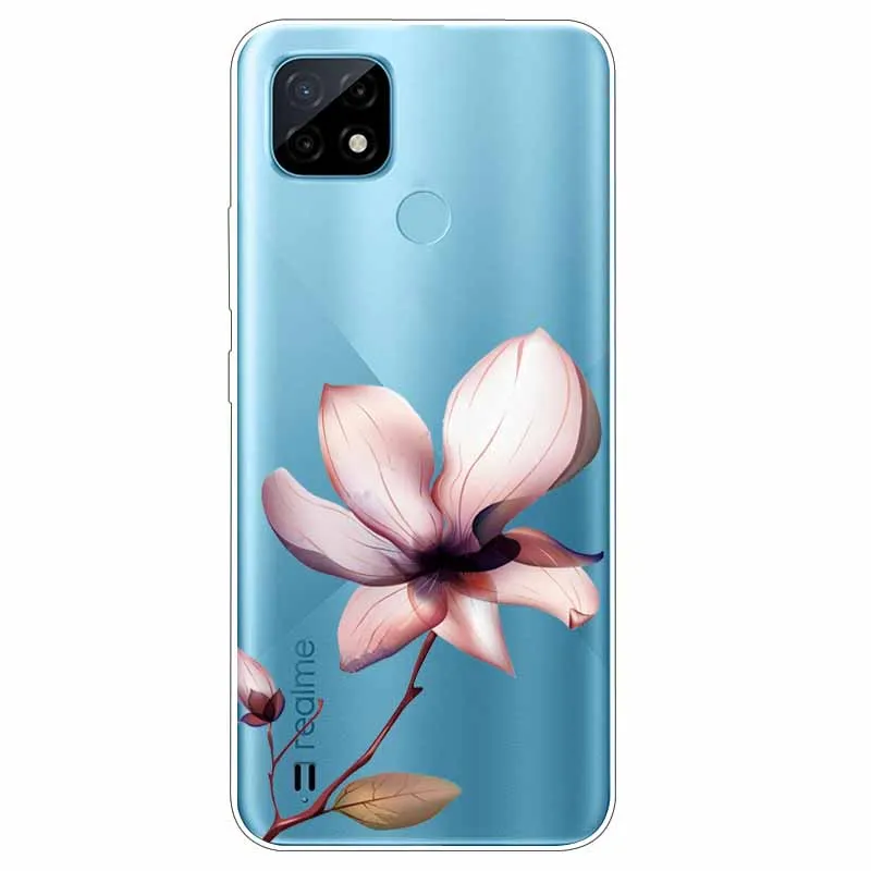 for realme c25y case clear tpu soft cute phone cases for realmi realme c21y c25 c25s funda coque transparent silicone c 25y 21y free global shipping