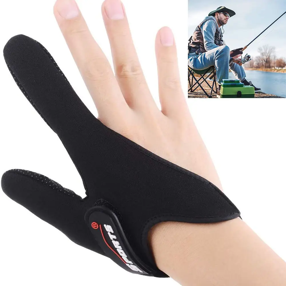 

Fish Equipment Neoprene Cloth Sport Protector Anti-Slip Fishing Gloves Double Finger Breathable
