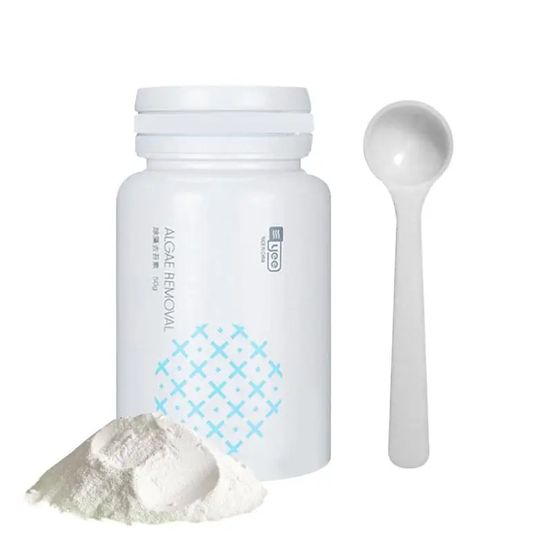 

1pc Fish Tank Algaecide Eliminate Excess Algae Reduce Algae Powder Moss Water Quality Cleaning Keep Odor Eliminator Clean C5R3