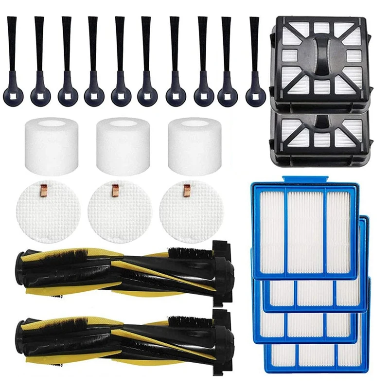 

21Pcs Replacement Parts for Shark IQ R101AE (RV1001AE), IQ R101 (RV1001) Robot Vacuum Cleaner, Accessory Kit
