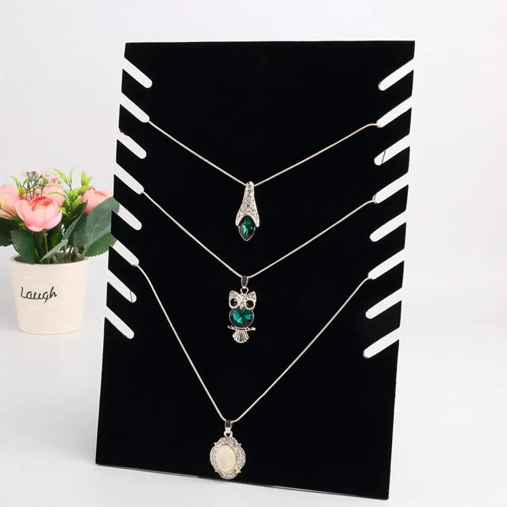 

Necklace Bust Display Rack Holder Stand Easy to Use Sturdy Show Decorate Jewelry Pendant Chain Display Holder Table Decoration