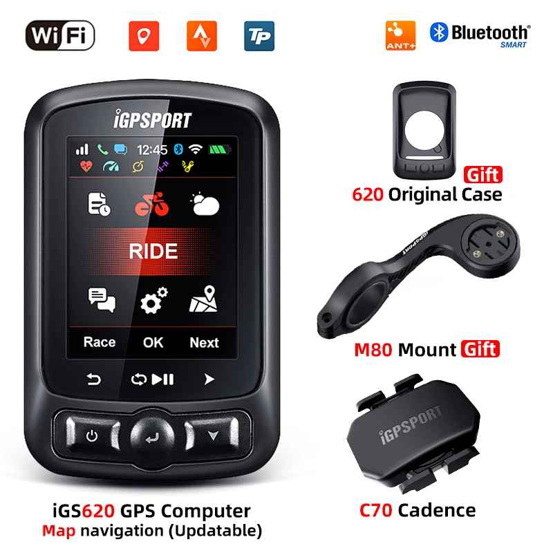 I GPS-порт IGS620 велосипедный компьютер водонепроницаемый GPS беспроводной