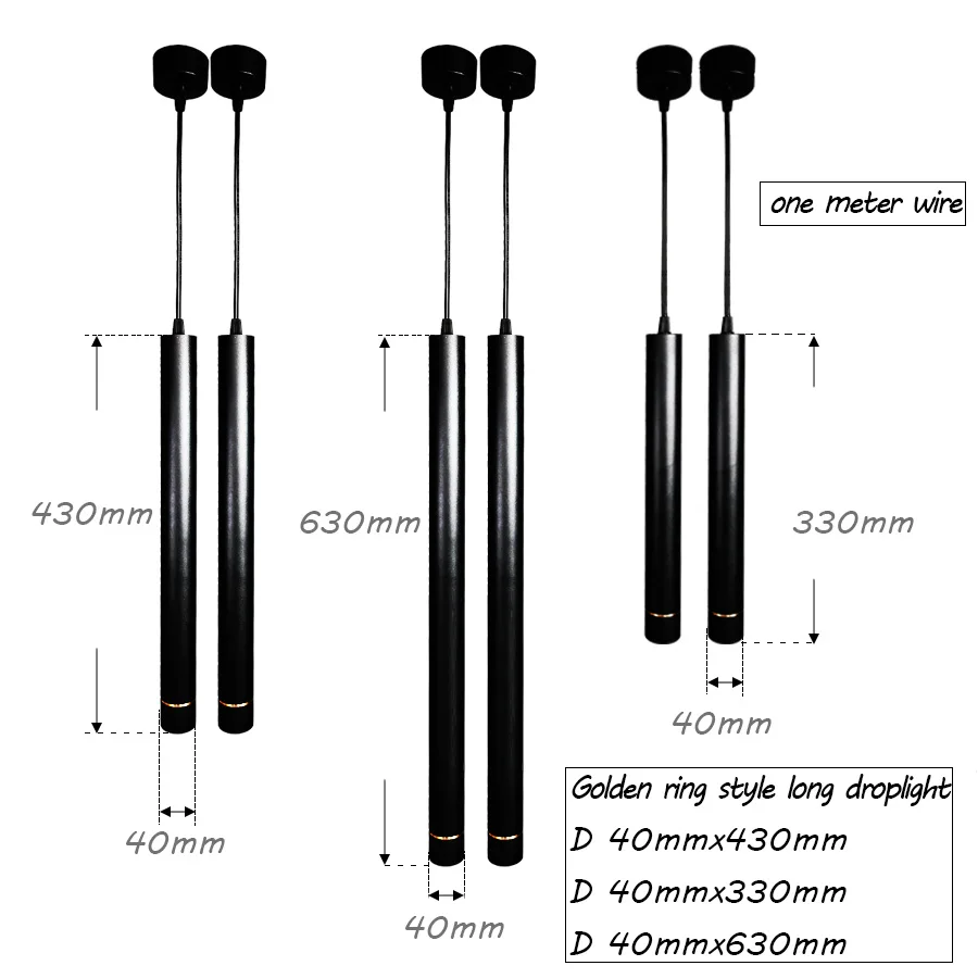 Современная светодиодная Подвесная лампа длинный трубчатый светильник кухонный