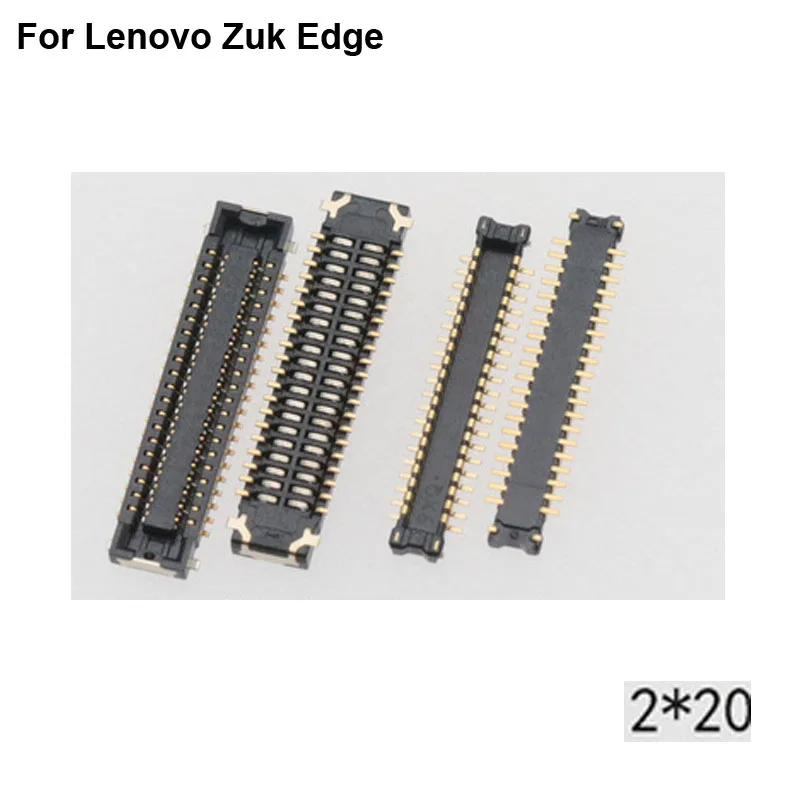 Разъем FPC для Lenovo ZUK Edge, ЖК-дисплей, гибкий кабель на материнской плате Z2151 Zukedge, 2 шт.