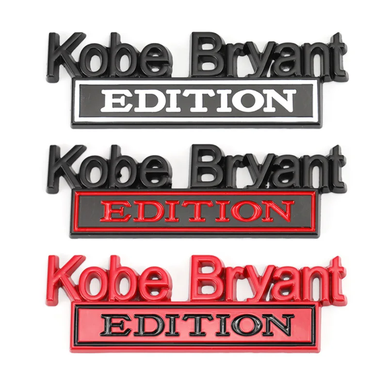 3D Коби Брайант Металлическая Автомобильная наклейка решетка для Jeep Compass Patriot Renegade