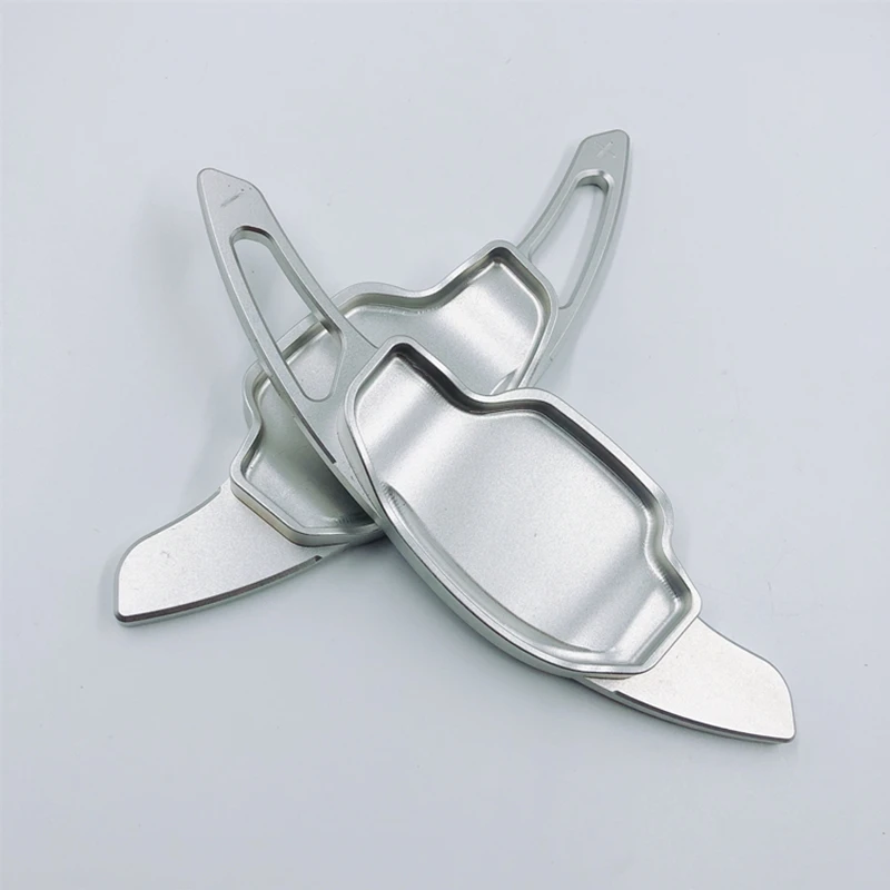 Серебро весло переключения рулевого колеса расширения подходят для Cadillac xT5 CT6 |