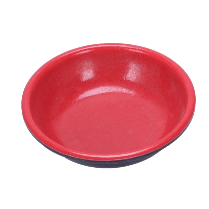 Household Plastic Round Sauce Soy Dipping Dish Bowl Red Black 7cm Dia 5 Pcs | Дом и сад