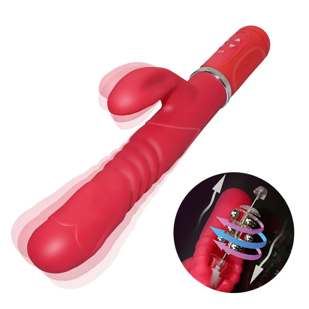 Перезаряжаемый вибратор с 12 режимами вращения Стимулятор клитора точки G