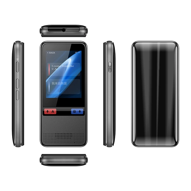 Hot Smart Voice Language Translator Device Real-Time Two-Way Offline Speech/Text Wifi Ips Press Sn Multi-Languages | Электроника
