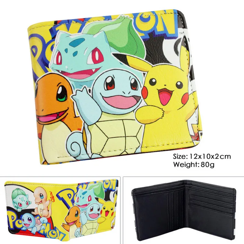 3 Eevee красочный PU кошелек W-Аниме Карманный Монстр Пикачу кошелек - Цвет: 3