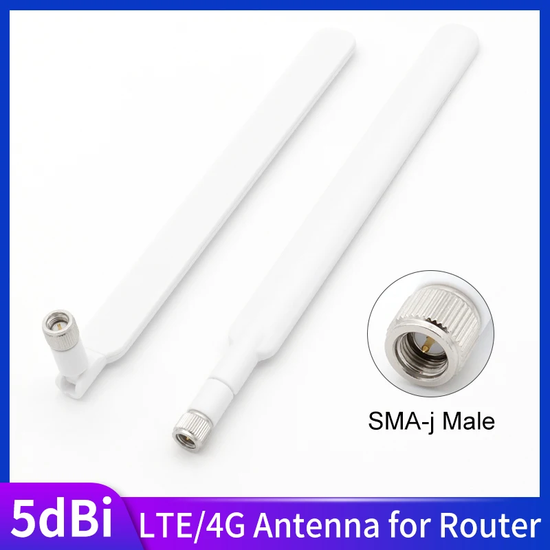 Wifi антенны с высоким коэффициентом усиления 5dBi для маршрутизатора SMA Male Long Range LTE 4G антенна для маршрутизатора huawei