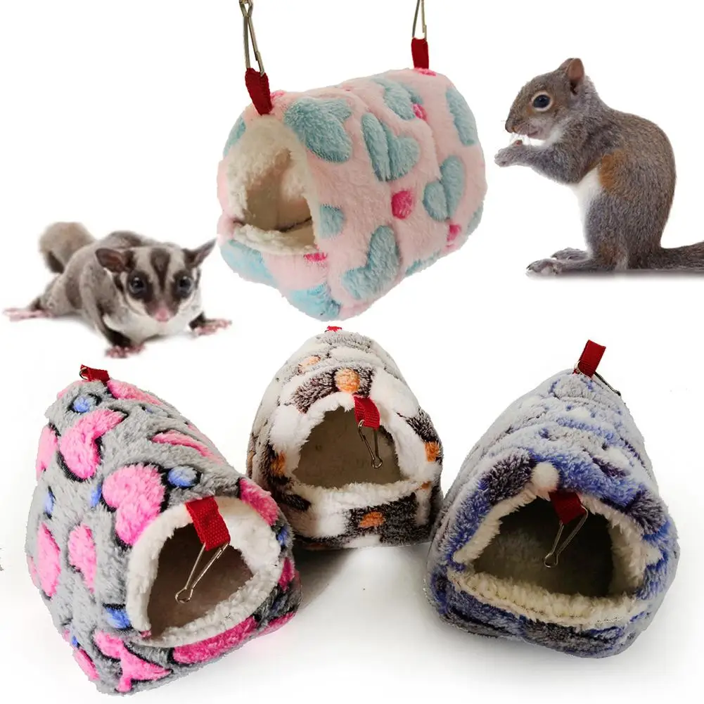 

Hamster Squirrel Warm House Guinea Pig Nest Small Animal Pet Bed Sleeping Bag Soft Dog Kennel Dog Bed Cat House Puppy Pet Bed