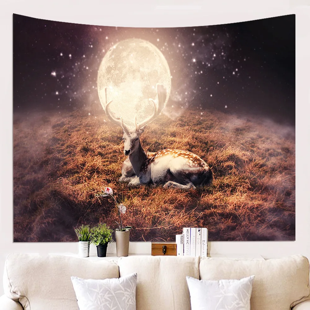 Гобелен Zeegle для гостиной спальни подвесное креативное украшение дома коврик