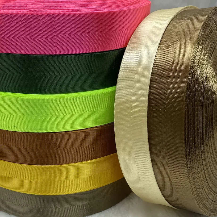 10Meters Herringbone 38mm Nylon Webbing Ribbons Dog Collar Backpack Knapsack Strap Belt Tape Bias Binding DIY Sewing Accessories