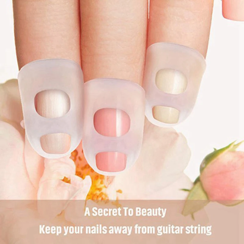 

20 Pcs Guitar Fingertip Protectors Covers,12 Pcs Guitar Thumb Finger Picks,10 Pcs Guitar Picks for Guitar Instruments