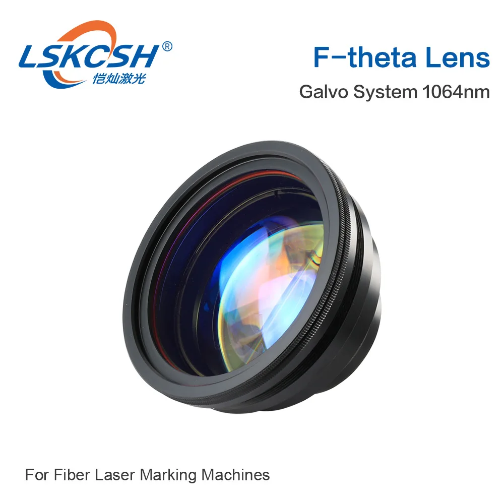 LSKCSH F-theta сканирующая линза полевой объектив 1064nm 50x50-300x300 F63-420mm для 1064nm YAG волоконно-оптическая лазерная маркировочная машина запчасти