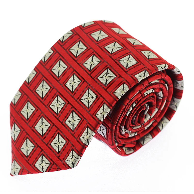 

Red 8CM Men Neck Ties for Men Wedding Accessories Slim Fashionable Neckties Man Party Business Formal