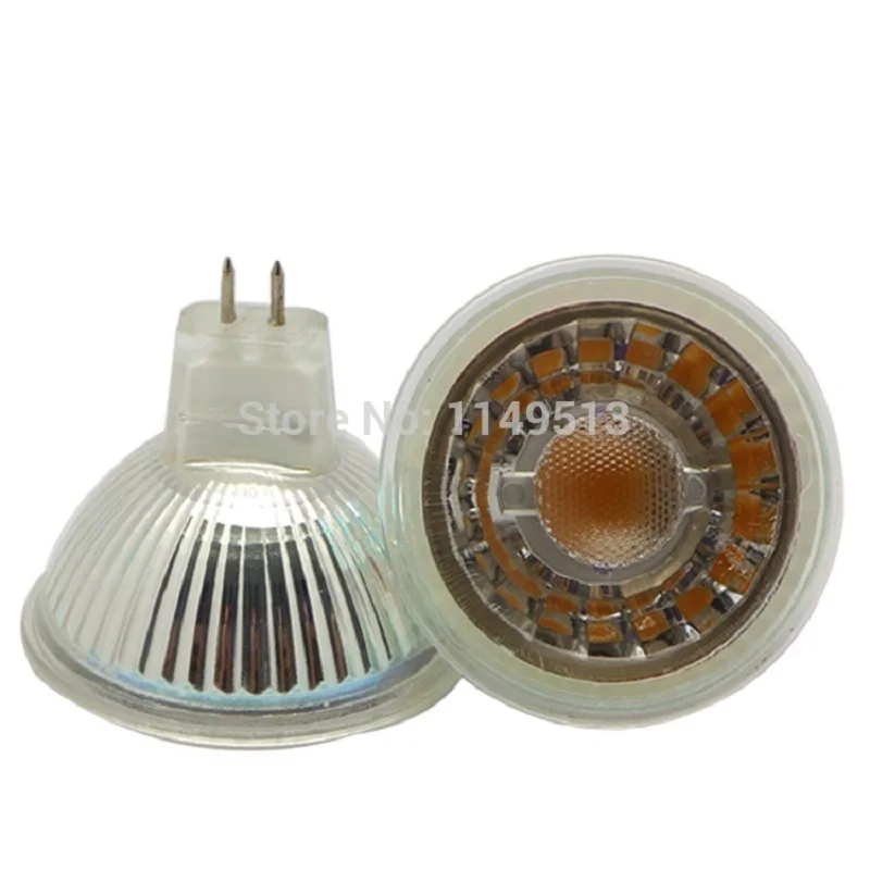 

5w MR16 LED Spotlight GU5.3 AC/DC12V dimmable COB LED bulb warm white cold white