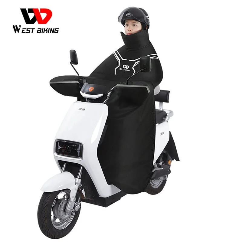 WEST BIKING Motorcycle Winter Warm Windshield Quilts Electric Scooter Leg Cover Knee Blanket Neck Warmer Windproof Lap Apron