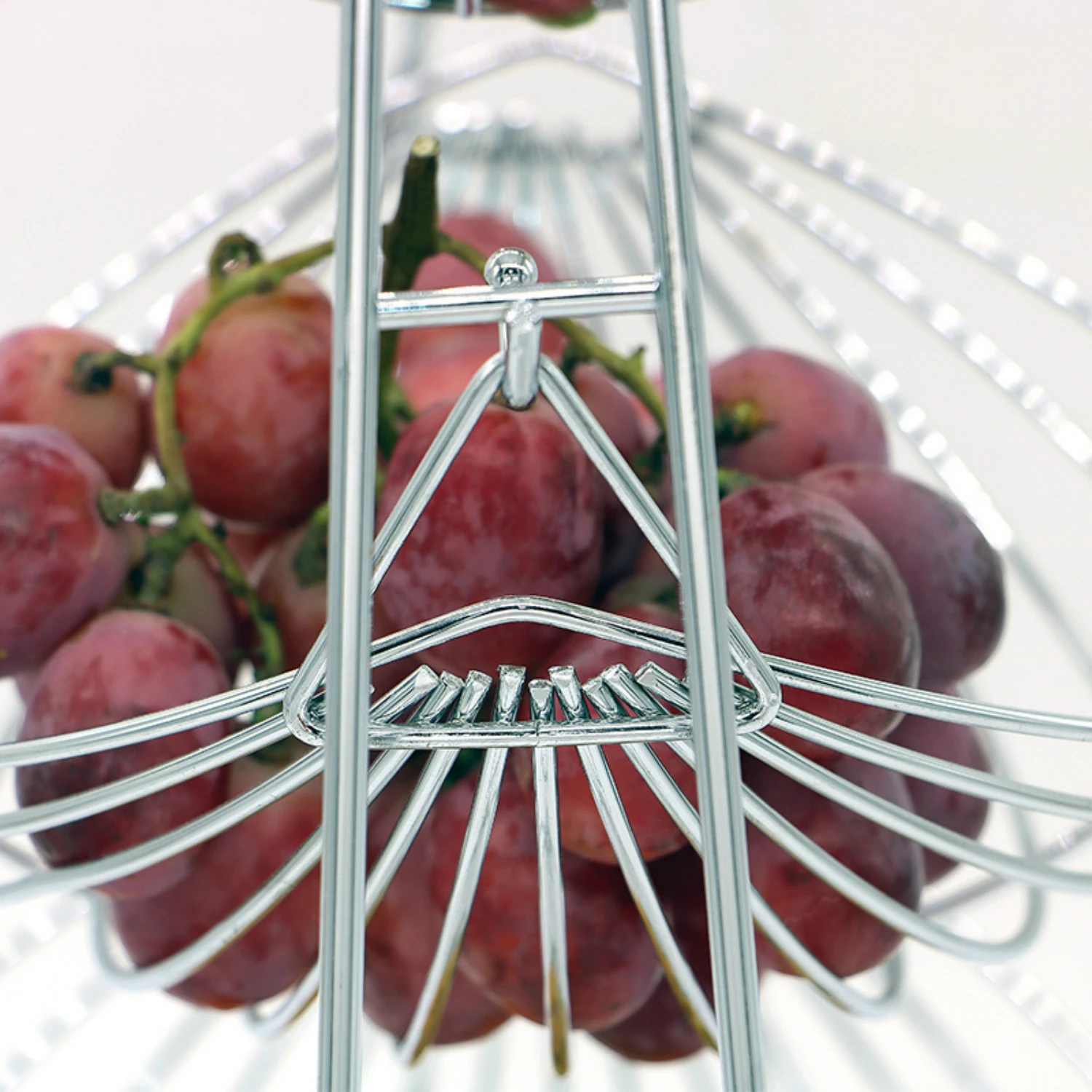

Fruit Basket Dish Rack Stand Kitchen Vegetable Storage Stainless Steel Storage Rack Decoration Home Food Storage