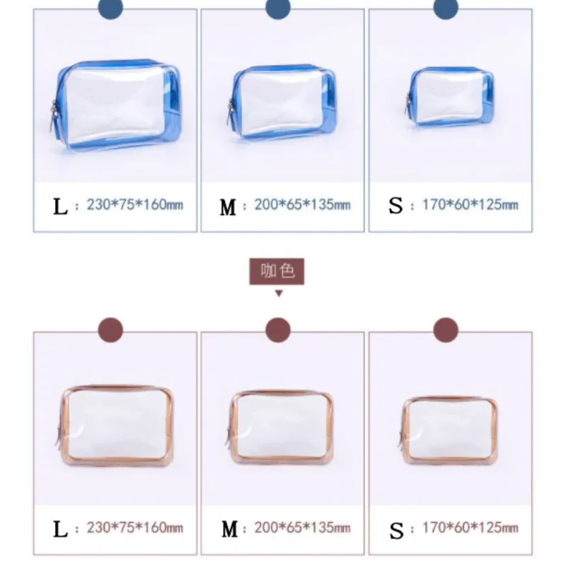 Новая прозрачная косметичка для путешествий женские прозрачные сумки макияжа из